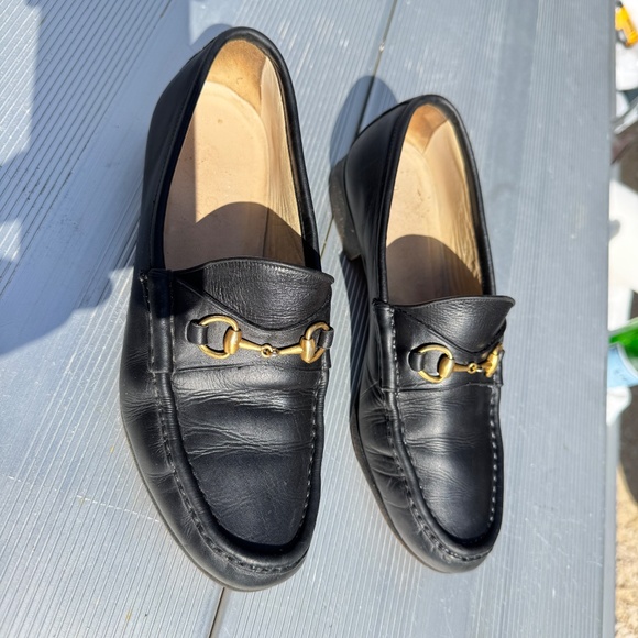AUTHENTIC Gucci Calfskin Horsebit Loafers 8.5 - Picture 2 of 11